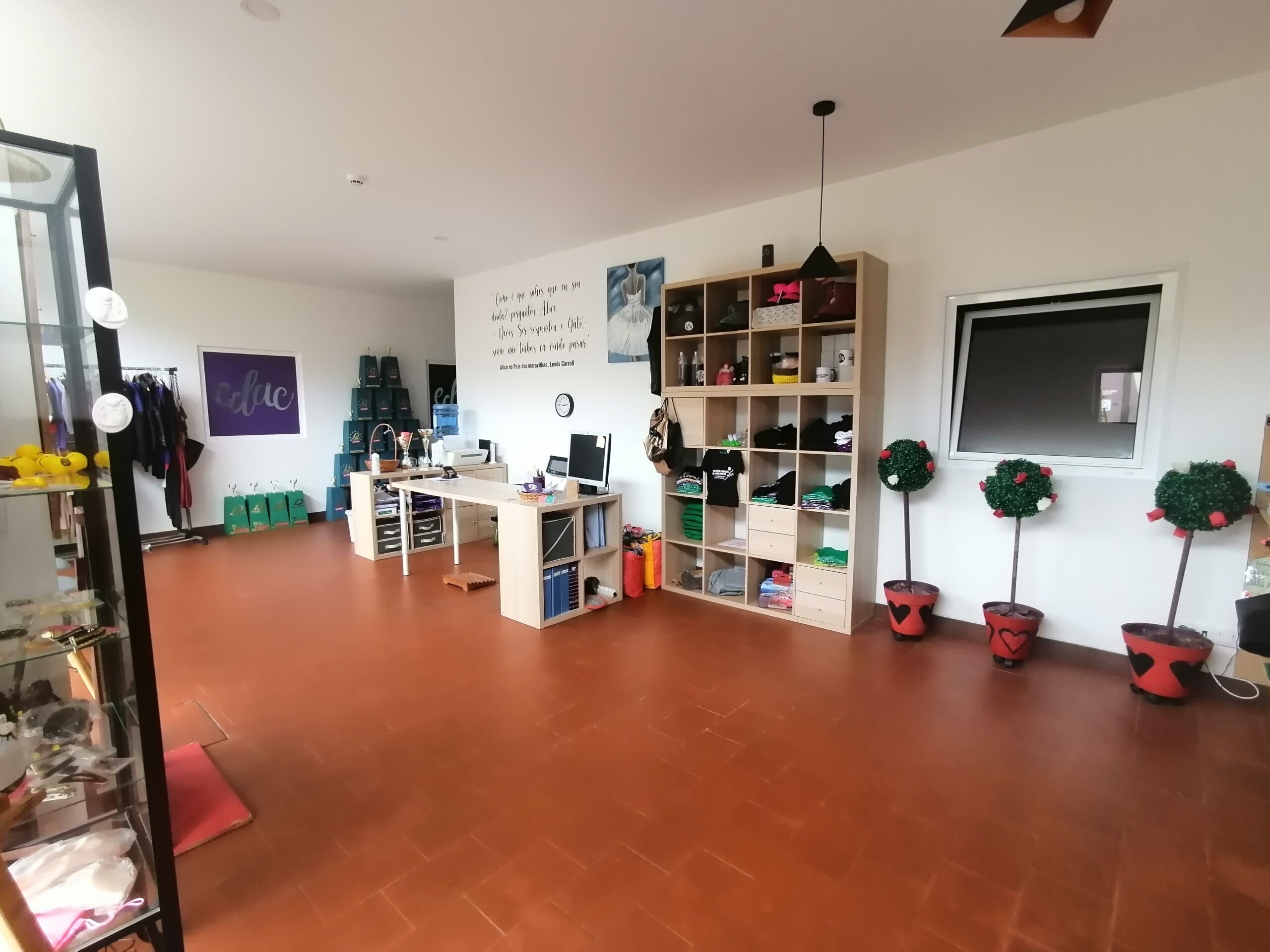 Recepção do espaço EDAC